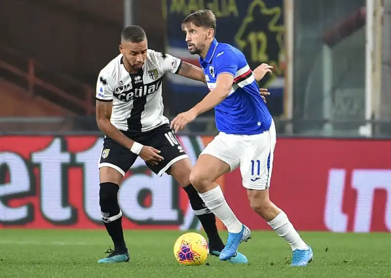 Il Parma riapre la crisi della Sampdoria. Un gol di Kucka ferma la squadra di Ranieri che resta in una zona poco rassicurante di classifica.