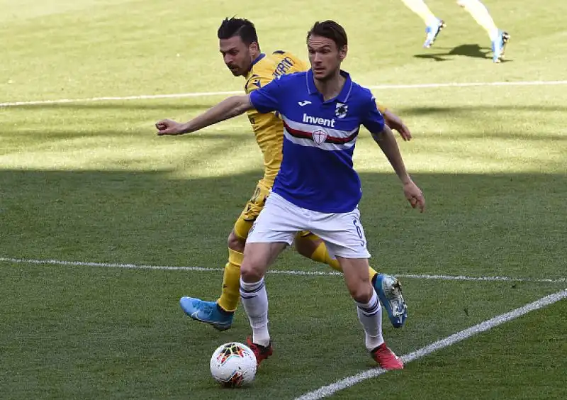La Sampdoria batte in casa il Verona per 2-1grazie a una rimonta firmata Quagliarella