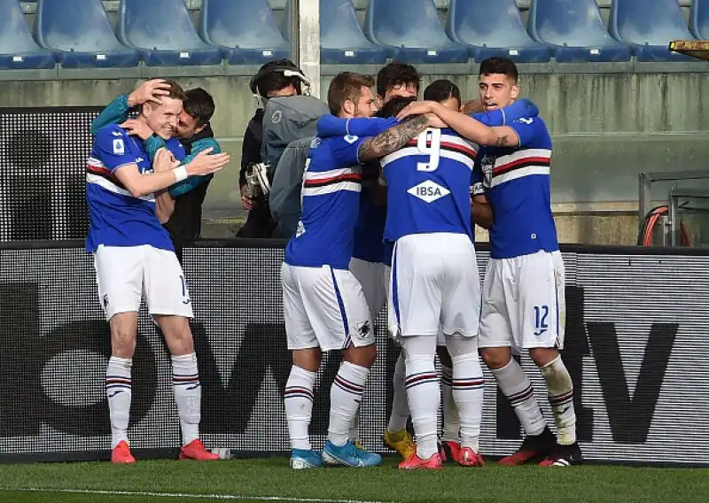 La Sampdoria batte in casa il Verona per 2-1grazie a una rimonta firmata Quagliarella