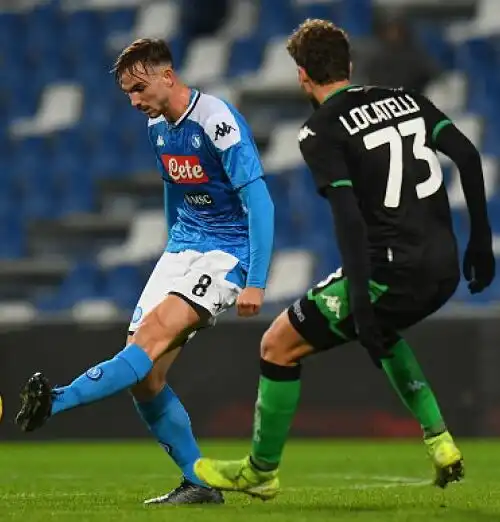 Il Napoli soffre ma vince, Sassuolo ko