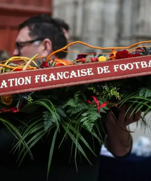 Le immagini del funerale di Just Fontaine