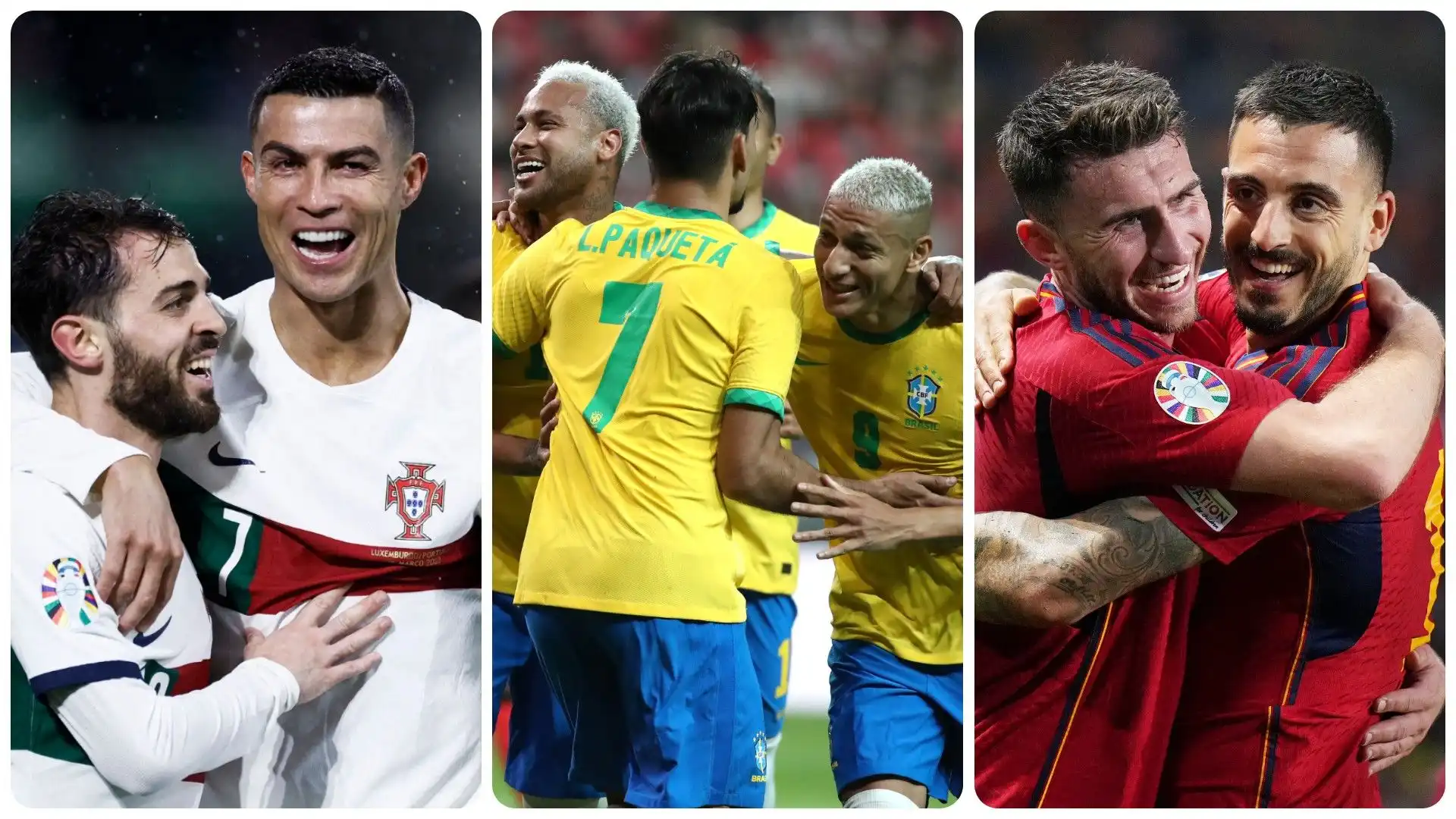 Le nazionali di calcio più preziose: foto. Fonte: Transfermarkt
