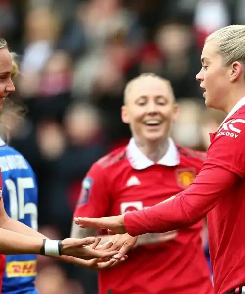 Le ragazze del Manchester United distruggono il Leicester: le foto