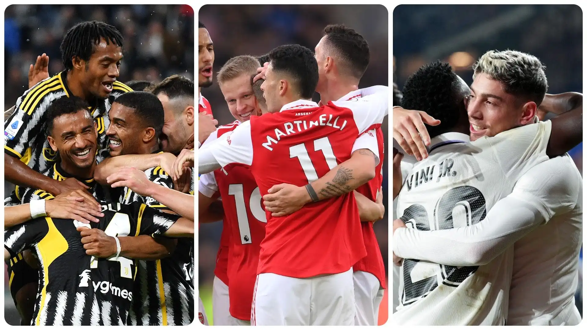 Squadre di calcio più popolari sui social: Top 10 in foto. Fonte: Centro Internazionale di Studi Sportivi. I dati (somma tra follower Instagram, Tik Tok, Facebook e Twitter) si riferiscono a inizio giugno e alcuni numeri potrebbero essere cambiati
