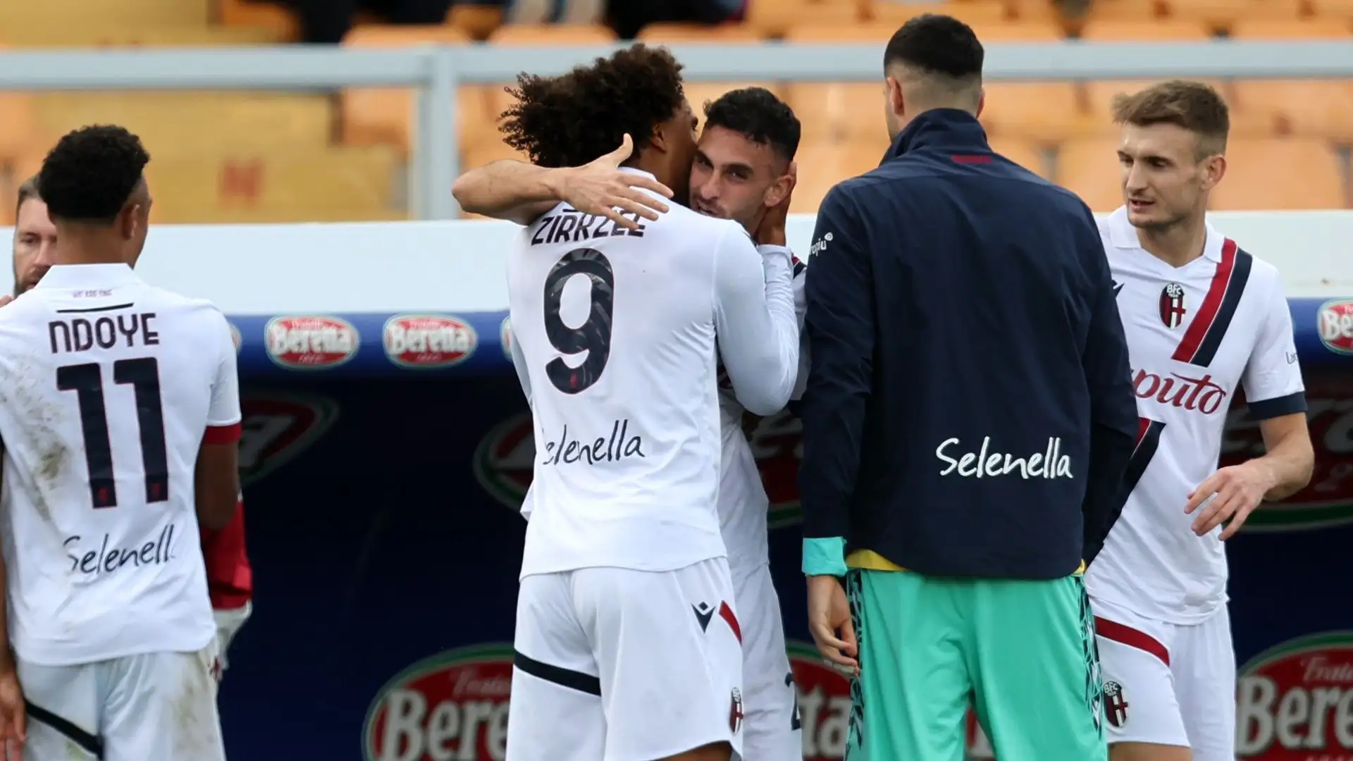 Lykogiannis ha portato in vantaggio il Bologna al minuto 68