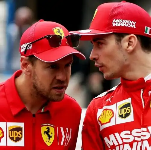 Leclerc tende la mano a Vettel