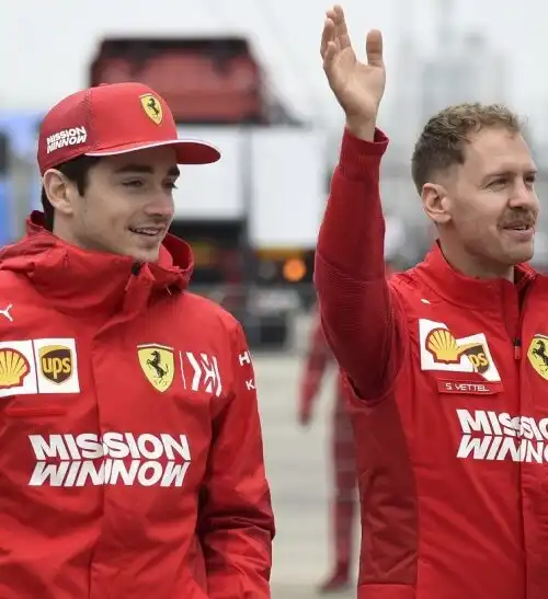 Leclerc e Vettel non si fidano