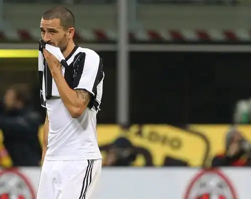 Risentimento muscolare per Bonucci