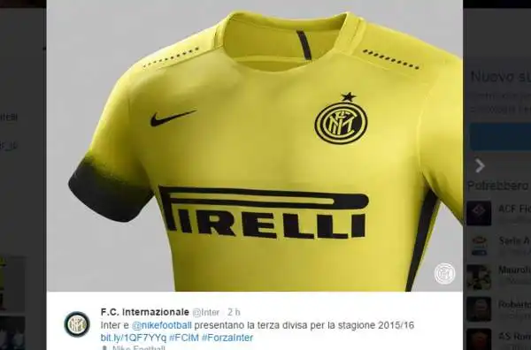 Presentata la terza maglia della squadra per la stagione 2015/16.