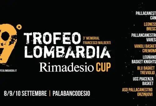 Trofeo Lombardia, torna il grande basket a Desio