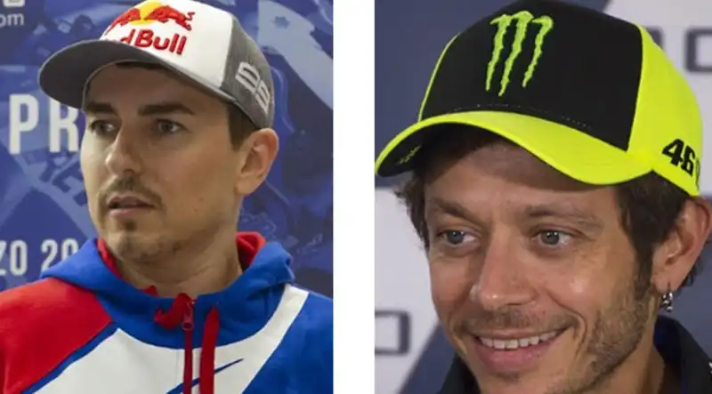 Valentino Rossi fa fare incetta di cuoricini a Jorge Lorenzo