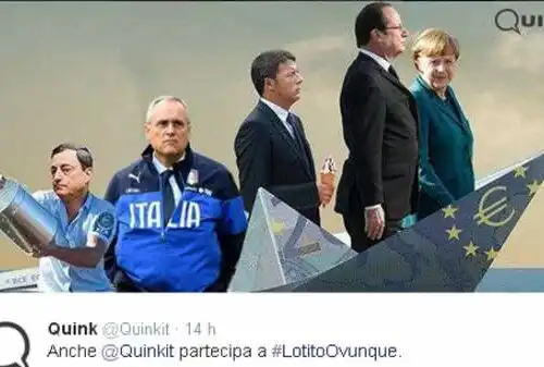 Lotito ovunque su Twitter