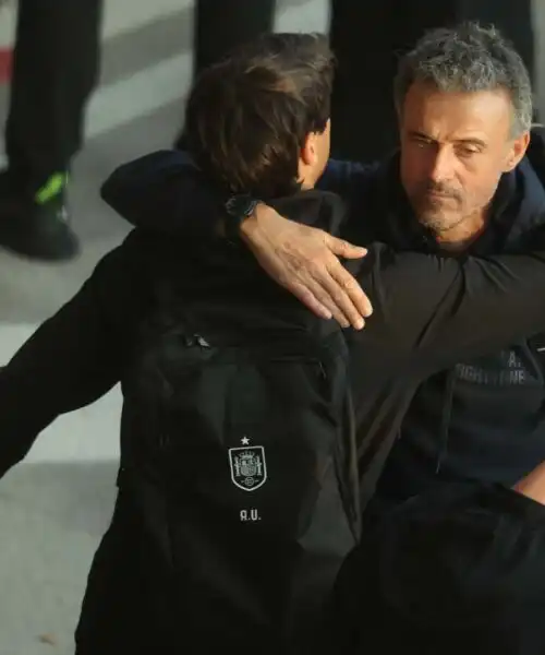 Luis Enrique lascia la Spagna: le foto del commovente addio