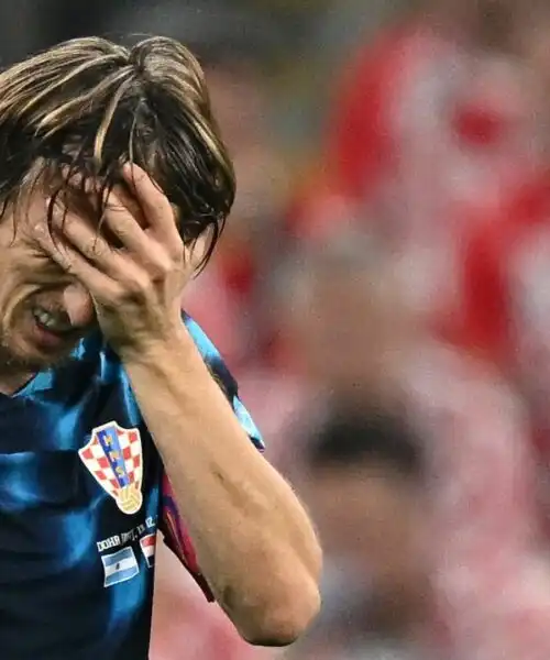 Luka Modric disperato: le foto