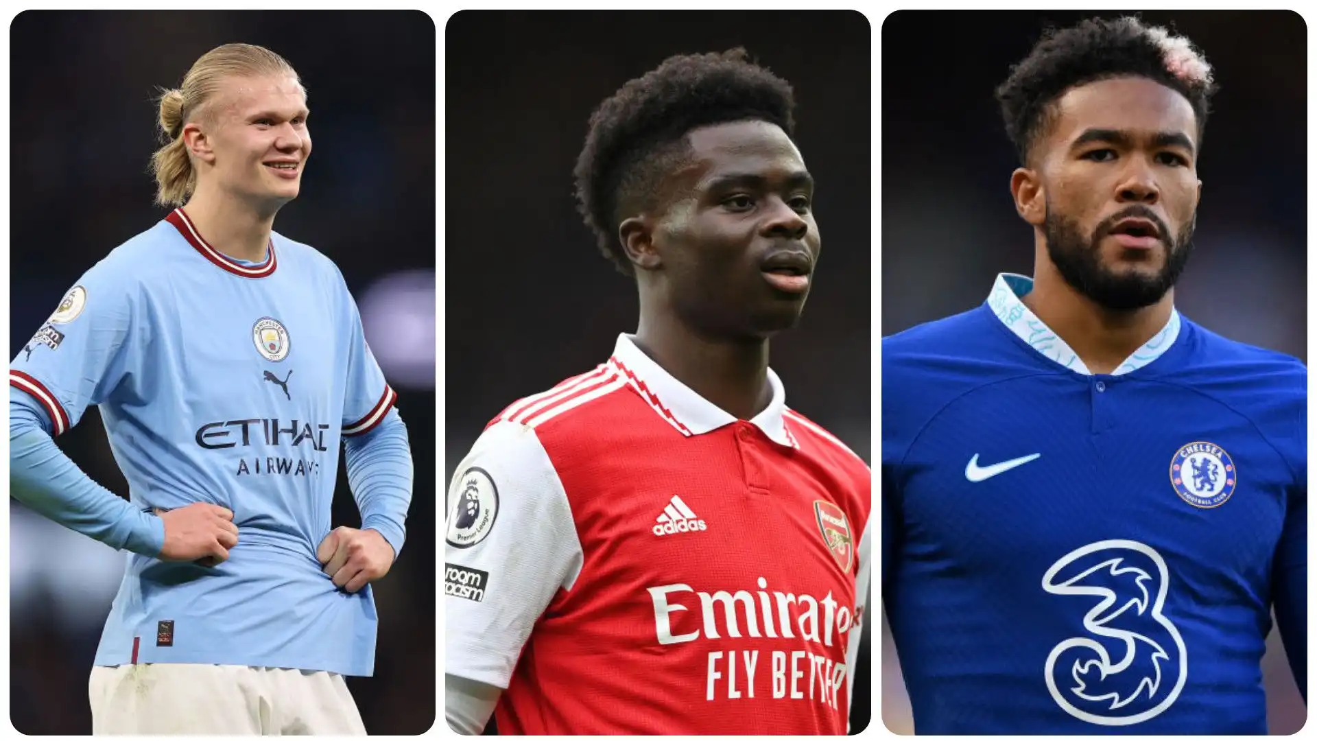 Il 4-3-3 più prezioso della Premier League: le foto. Fonte: Transfermarkt