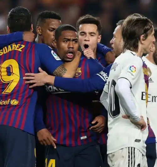 Malcom riprende il Real al Camp Nou