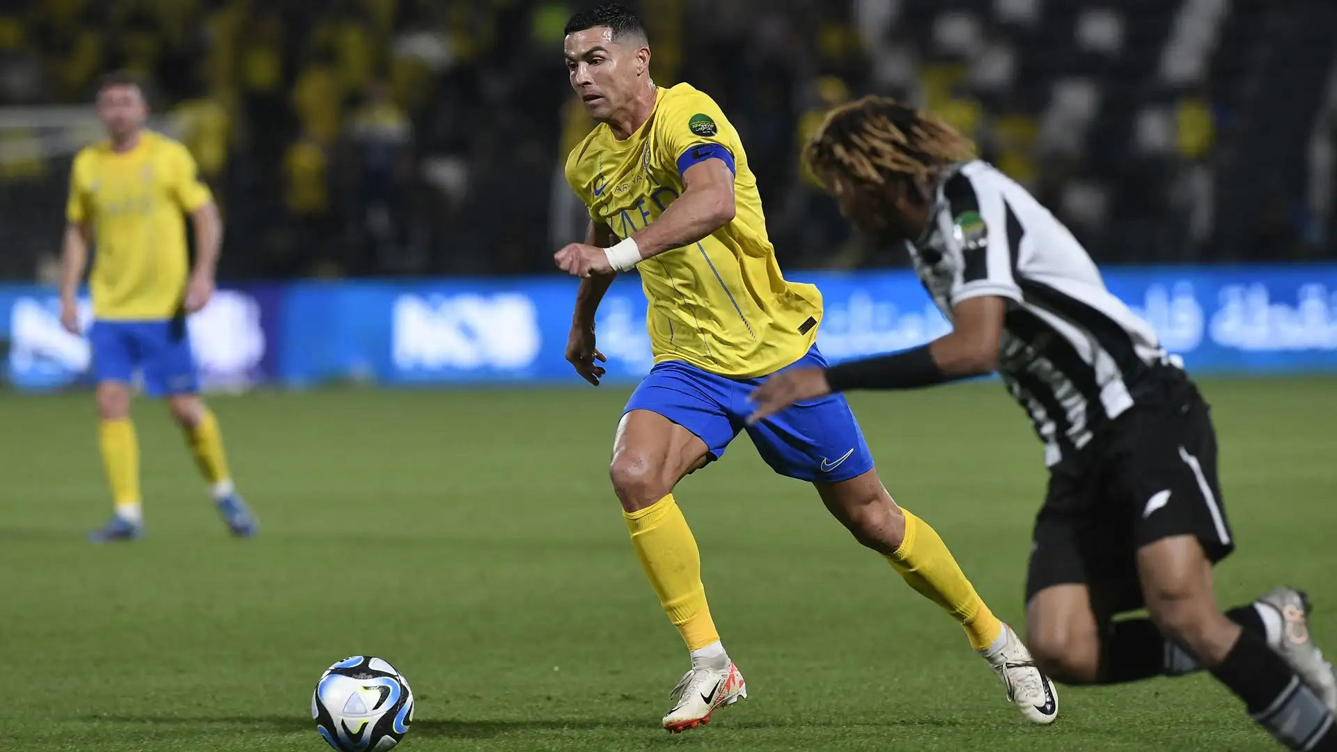 Nel primo tempo Cristiano Ronaldo ha cercato invano il gol