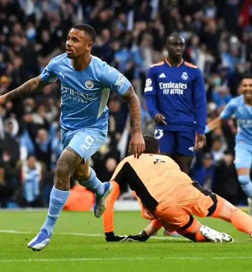 Manchester City, pirotecnico 4-3 con il Real Madrid