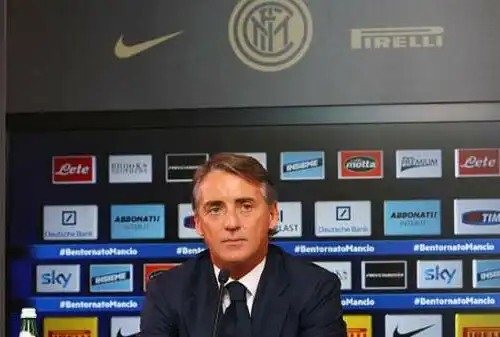 Mancini, la presentazione