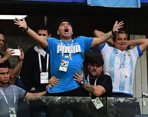 Ansia per Maradona: ricoverato in ospedale