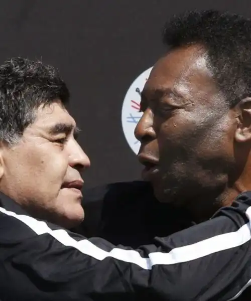 Pelé, l’ultimo messaggio a Maradona