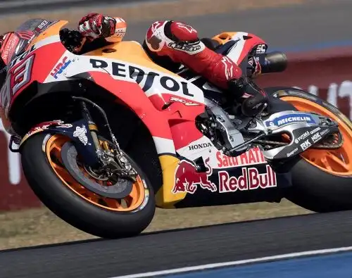 MotoGp, Marquez il più veloce. Malissimo Dovizioso