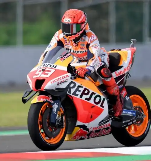 Honda, Marc Marquez, scontento, si affida al meteo