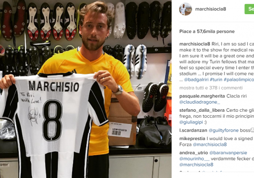 Marchisio chiede scusa a Rihanna
