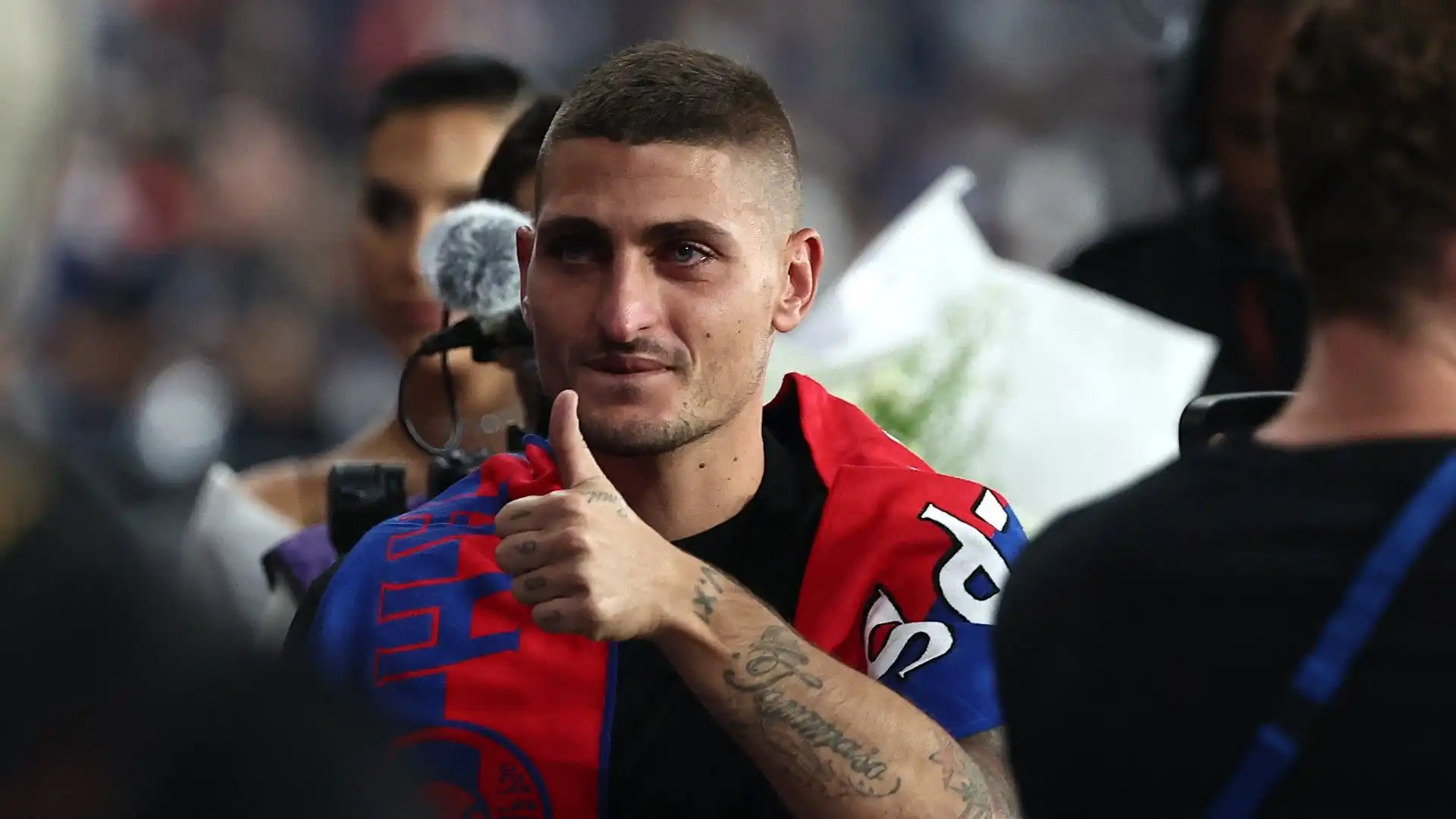 Marco Verratti in lacrime: le commoventi immagini
