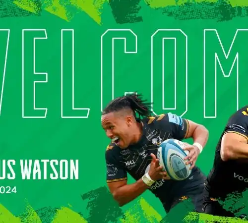 Benetton Rugby, ufficiale l’arrivo di Marcus Watson