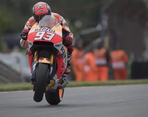 Marquez in sella anche in vacanza