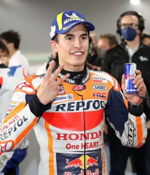 Marc Marquez ringrazia Pecco Bagnaia