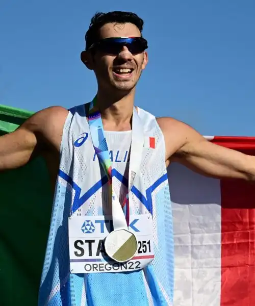 Atletica, Mondiali: Massimo Stano splendido oro nella 35 km di marcia