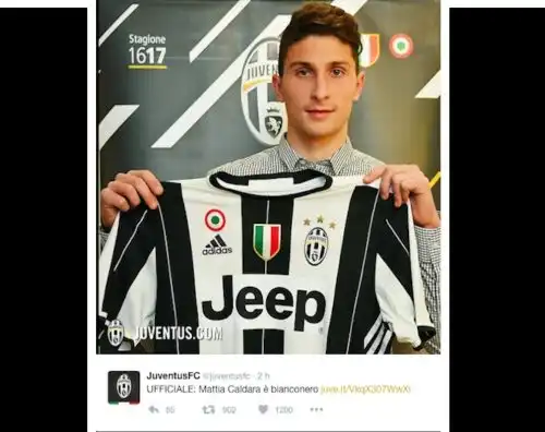 Juve, Caldara gongola: “Sono molto orgoglioso”