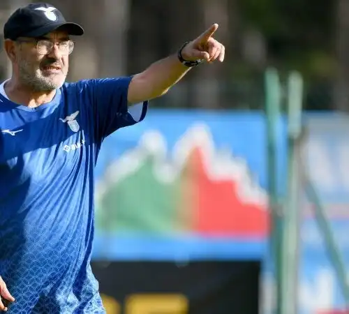 Lazio, Maurizio Sarri svela il segreto del drone