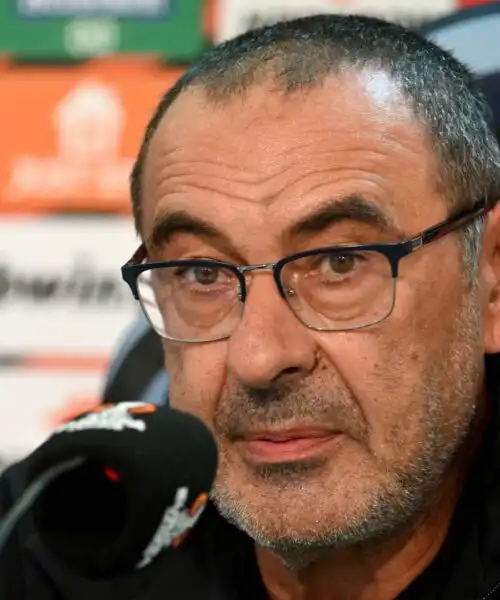 Lazio, Maurizio Sarri tiene alta l’attenzione