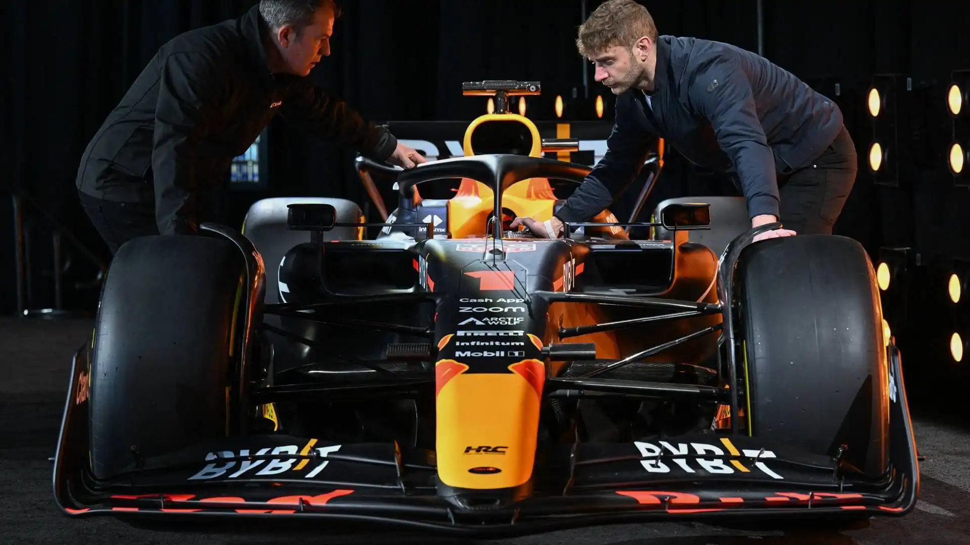 La monoposto del campione del mondo in carica Max Verstappen