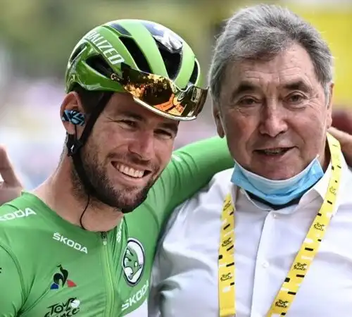 Mark Cavendish orgoglioso per il grande gesto di Eddy Merckx