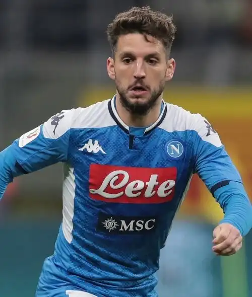 Napoli, Dries Mertens è nostalgico ma non nasconde il rammarico