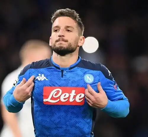 Napoli, la strategia del club con Dries Mertens