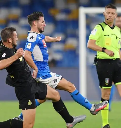 Dries Mertens, brutte notizie per il Napoli