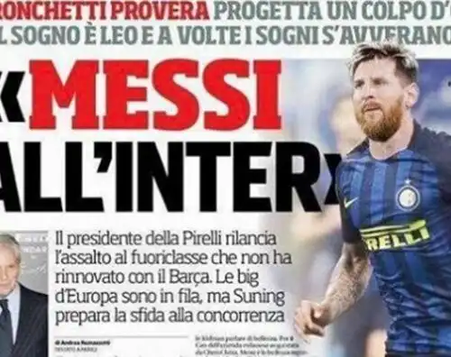 Tronchetti Provera: “Sogno Messi all’Inter”