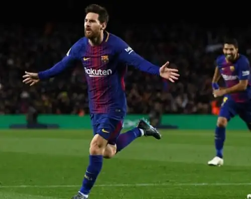 Magia di Messi, il Barcellona non si ferma