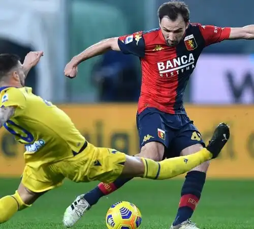 Badelj salva il Genoa, rimpianto Verona: 2-2