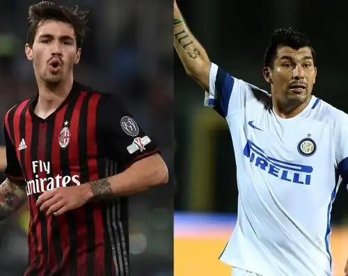 Milan-Inter: Romagnoli out, sorpresa Medel