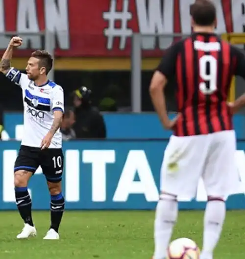 Il Milan scappa due volte, l’Atalanta lo beffa