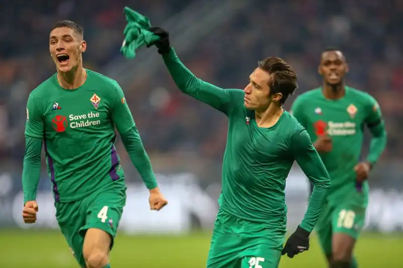 Partita decisa da un gran giocata di Federico Chiesa che fredda Donnarumma con un gran tiro da fuori area.