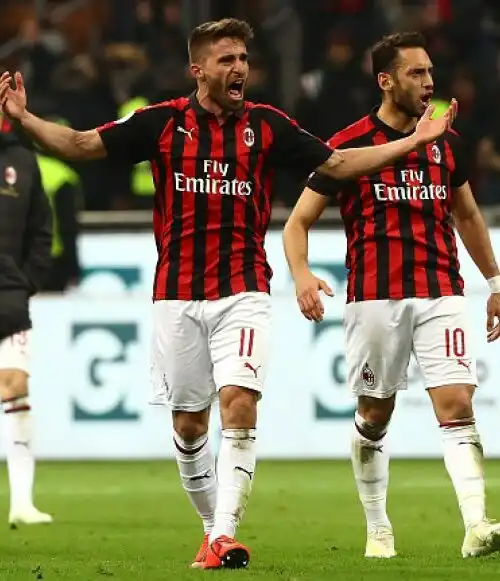Milan-Lazio: Pagelloide rossonero
