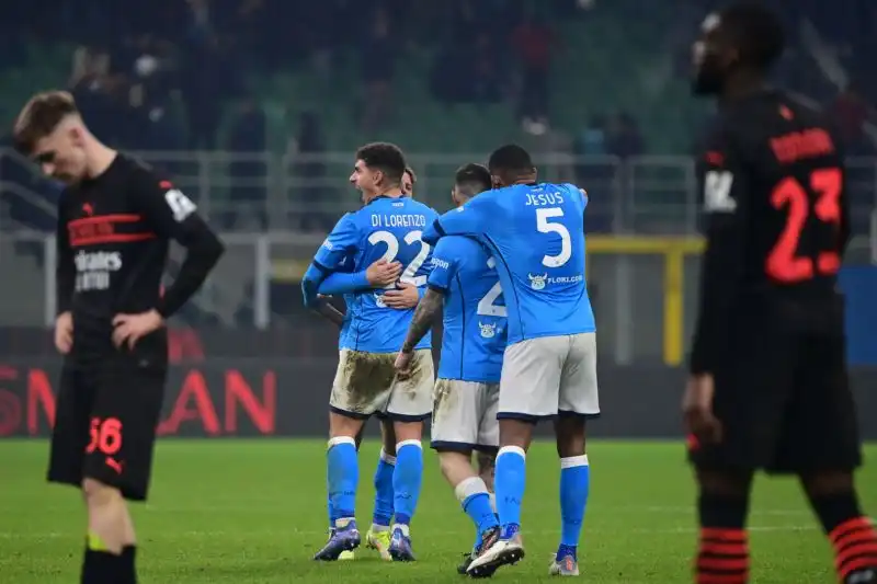 Il Napoli si è imposto 1-0 a San Siro