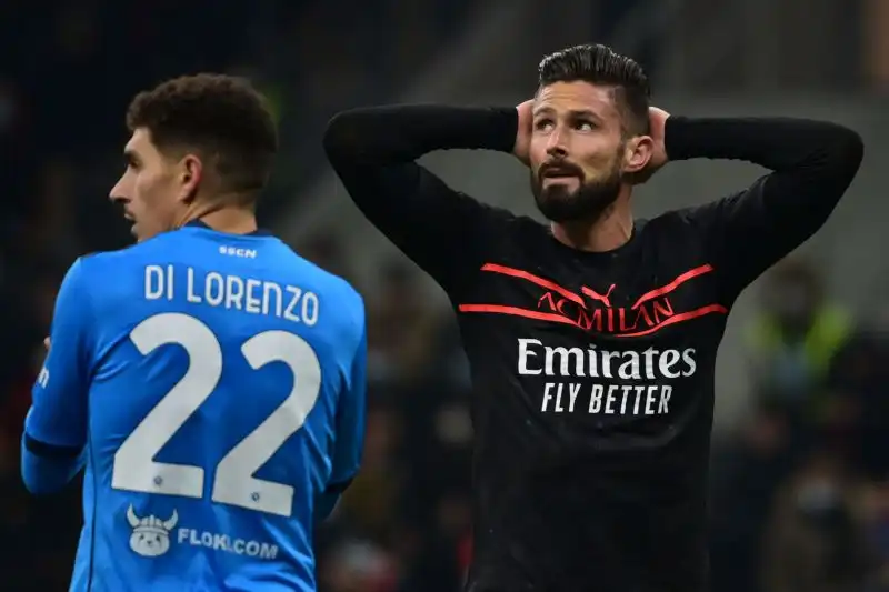 Giroud 6. Buon ritorno in campo, è lui in fuorigioco (per terra) in occasione del pareggio poi annullato